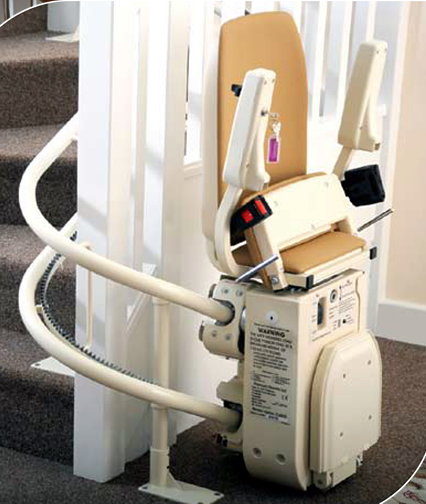 Platinum curved stairlift